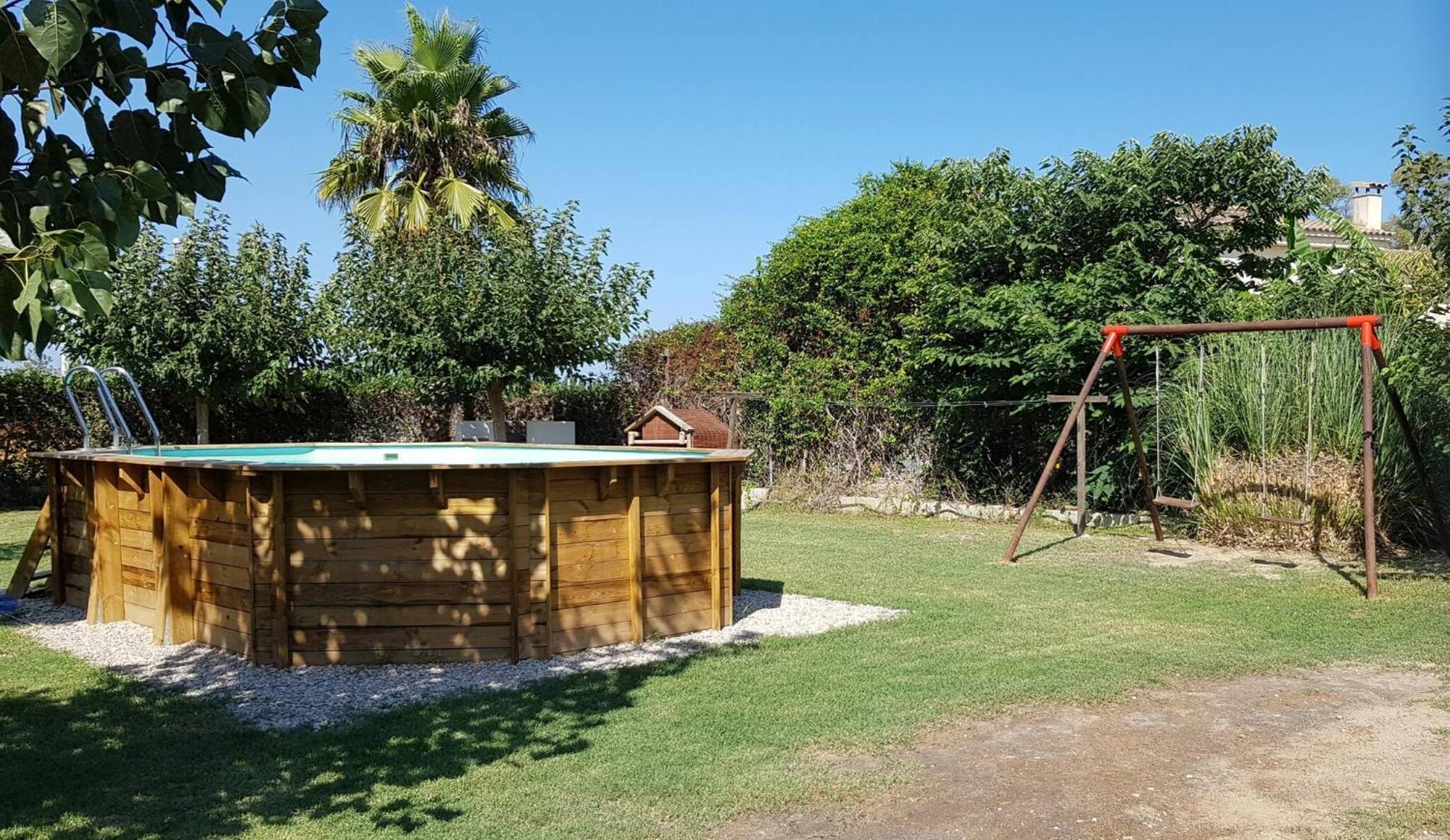 Barraca Tipica Del Delta, Con Piscina, Jardin Y Barbacoa - Deltavacaciones Villa Sant Jaume d'Enveja Exteriör bild
